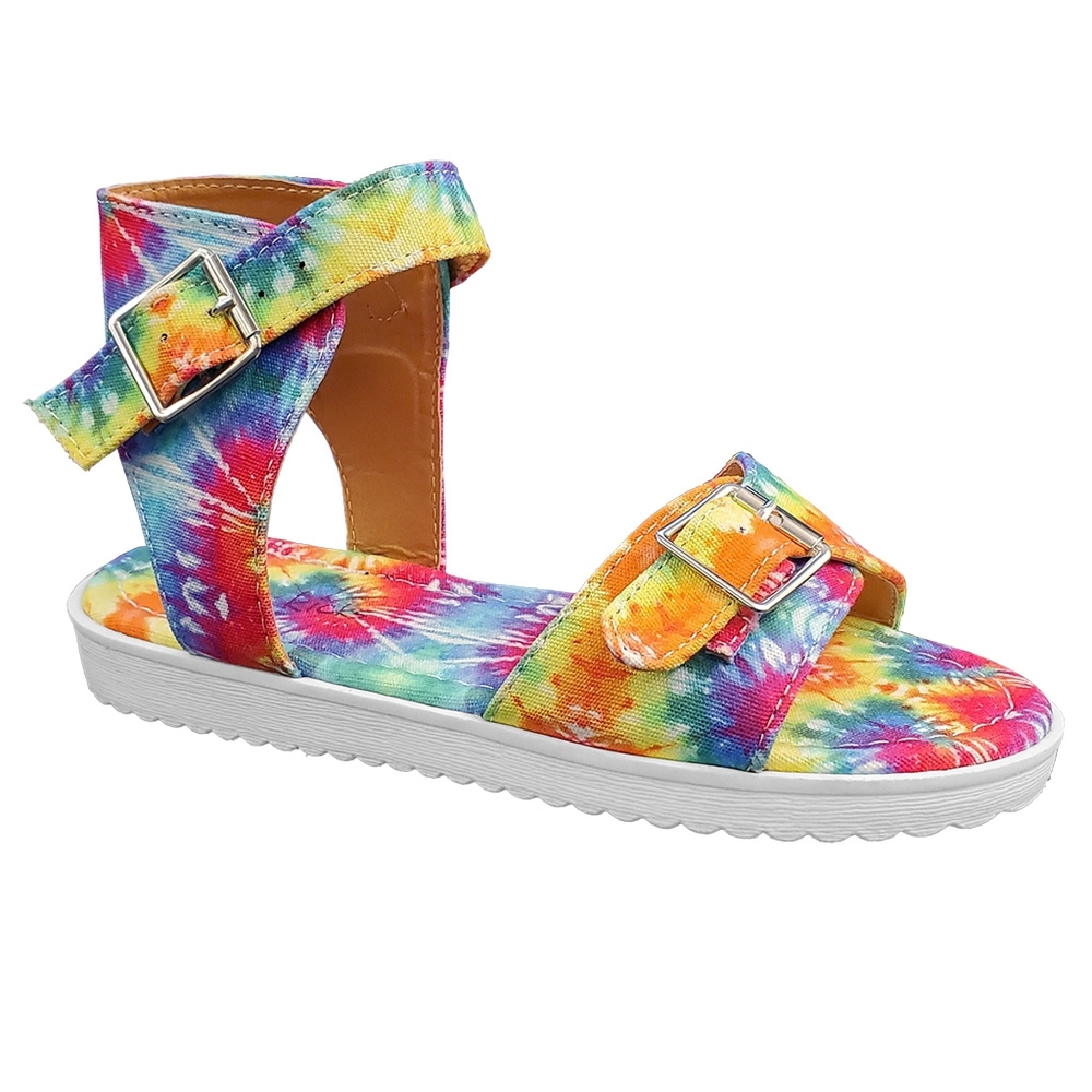 Tye Dye Girls Sandals